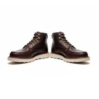 bota caterpillar glenroc homem pele castanha