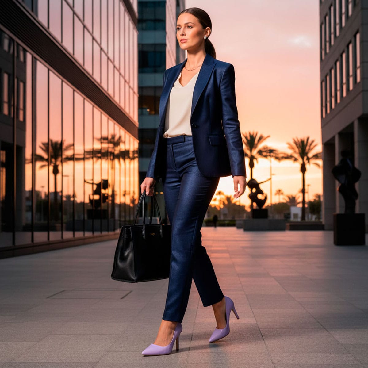 stiletto em pele Parodi 8cm lilás stiletto em pele Parodi 8cm lilás