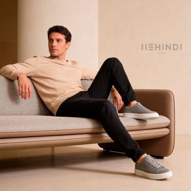 A sapatilha em camurça Ushindi combina materiais de qualidade com um design pensado para o conforto prolongado.