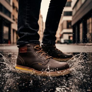bota caterpillar jackson mid vista lateral