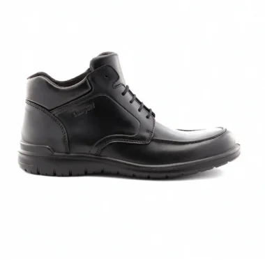 Botim em pele preto Camport para homem