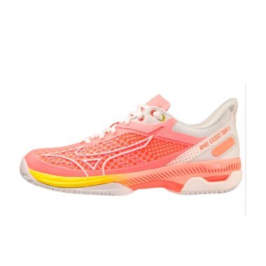 Sapatilhas Mizuno Wave Exceed Tour 5 mulher para ténis e padel cor coral