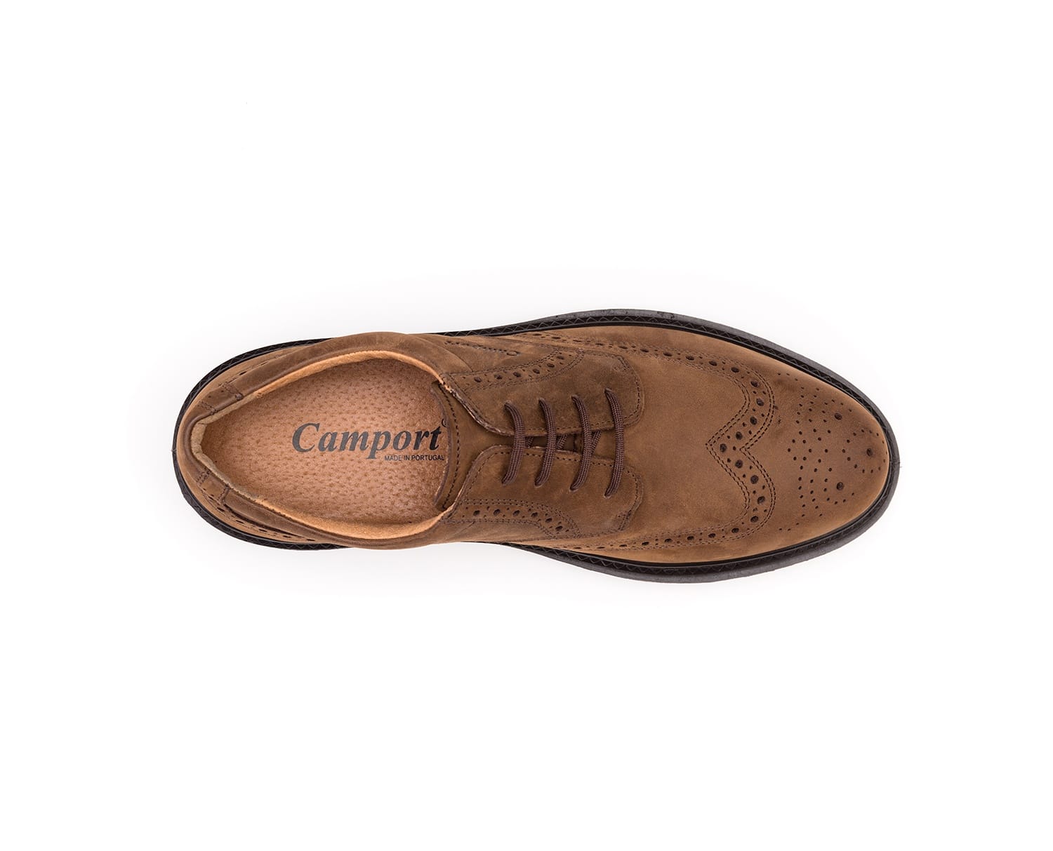 CAMPORT – SAPATOS TIMBER CASTANHO – PELE (3)