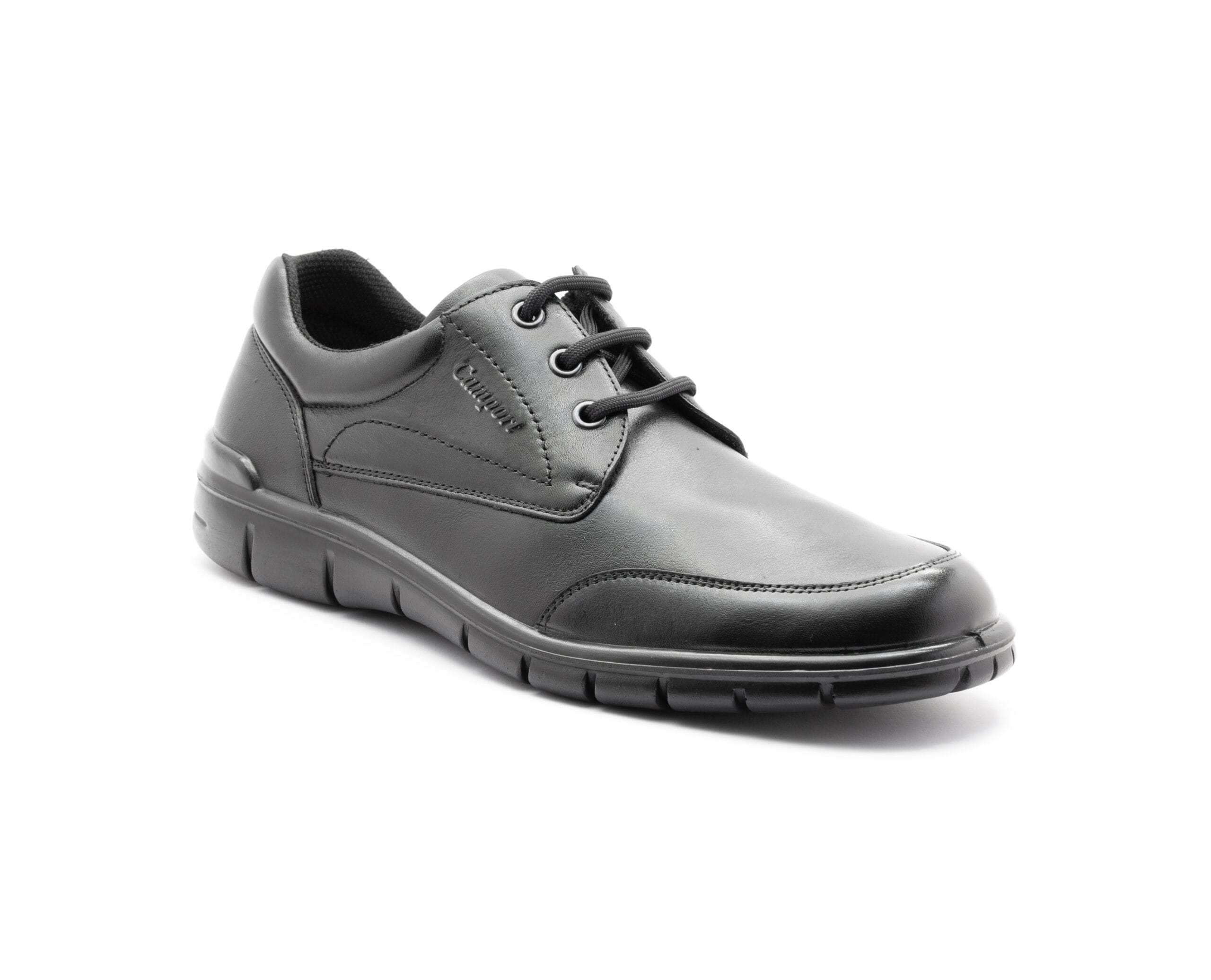 CAMPORT SAPATOS WALKING PRO HOMEM PELE PRETO (2)
