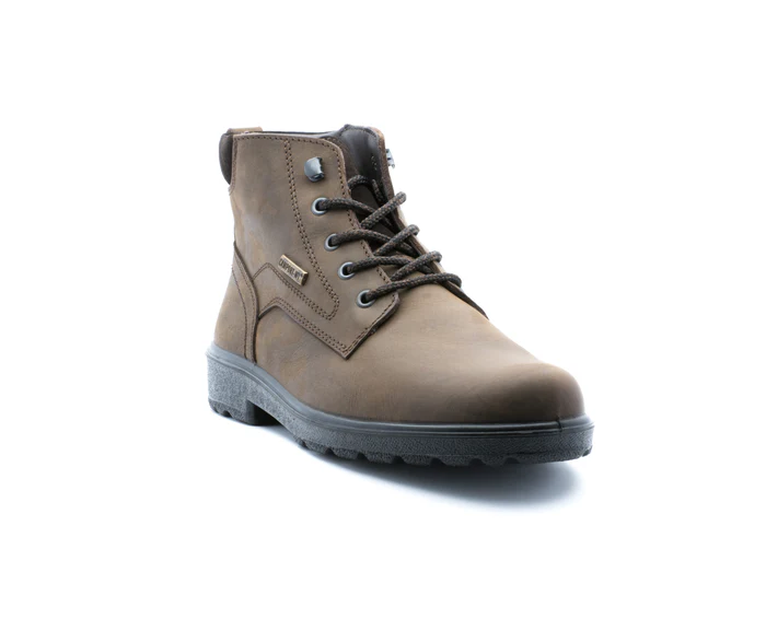 Bota homem pele impermeavel Camport castanha