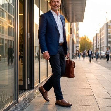 mocassim camport alfa pele castanha homem