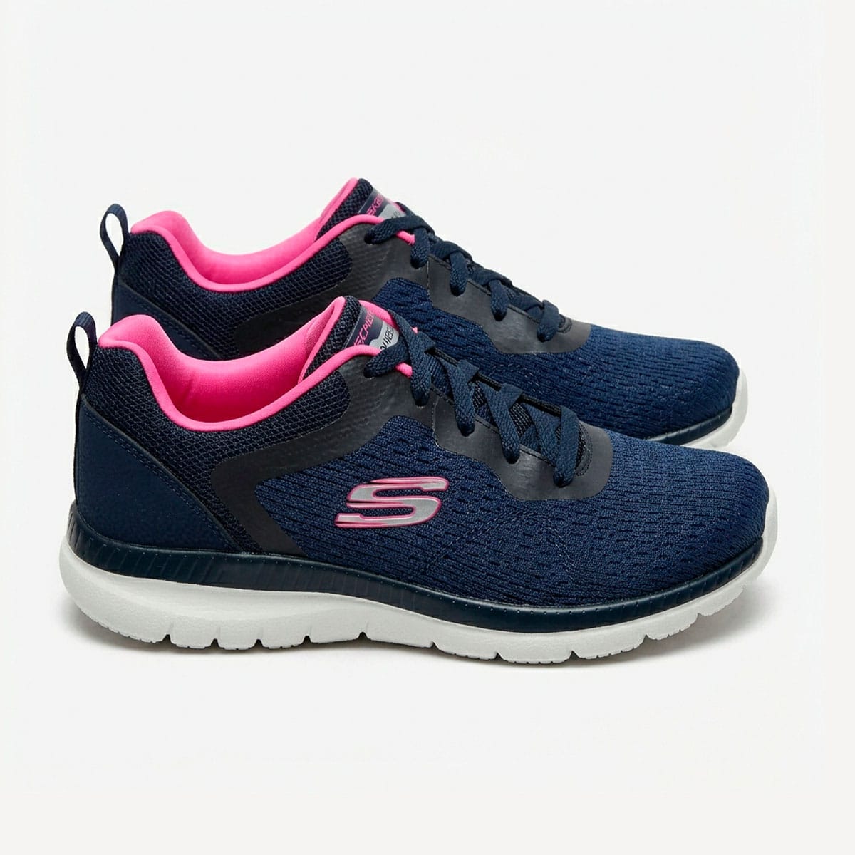 skechers-bountiful-quick-path-mulher-azul.jpg Sapatilhas Skechers Bountiful Quick Path mulher azul com palmilha Memory Foam