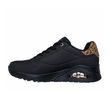 sapatilhas skechers uno jungle nite senhora pretas