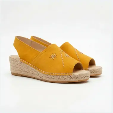 sandalias alpercatas amarelas