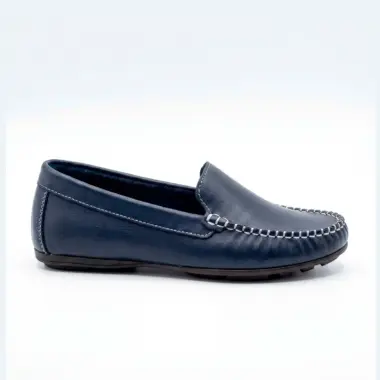 mocassim em pele senhora confortável