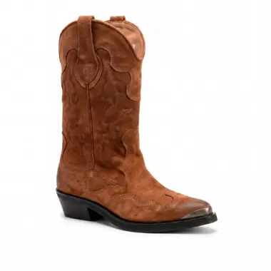 Botas texanas em pele para mulher Sierra Metal Western Friday Mood