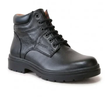 Botas Camport Homem em Pele Pretas