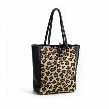 Carteira Animal Print em Pele Genuína