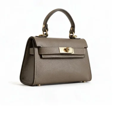 Carteira Satchel em Pele