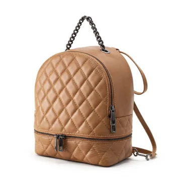 Mochila em pele matelassé para senhora