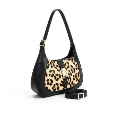 Carteira em Pele Animal Print para Senhora